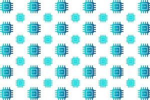 Abstract CPU Pattern Background vector