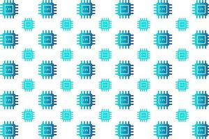 Abstract CPU Pattern Background vector