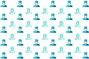 Abstract Constable Police Pattern Background vector