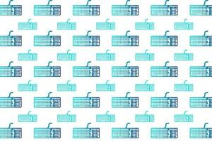 Abstract Computer Keyboard Pattern Background vector