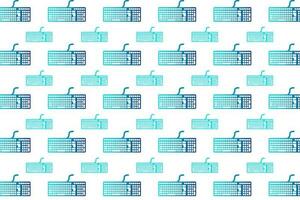 Abstract Computer Keyboard Pattern Background vector