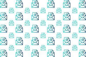 Abstract Email Invitation Pattern Background vector