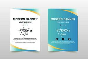 Abstract Elegent Blue Curved Banner Template With Dots vector