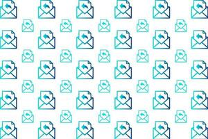 Abstract Email Reply Pattern Background vector