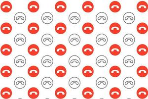 Abstract End Call Pattern Background vector
