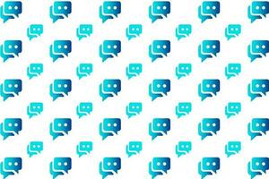 Abstract Forum Chat Pattern Background vector