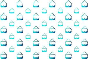 Abstract Fashion Purse Pattern Background vector