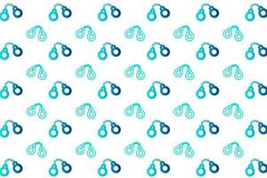 Abstract Handcuffs Pattern Background vector