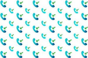 Abstract Incoming Call Pattern Background vector