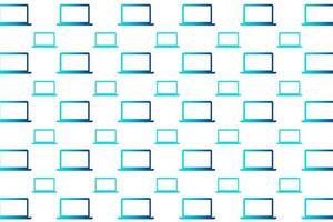 Abstract Laptop Pattern Background vector