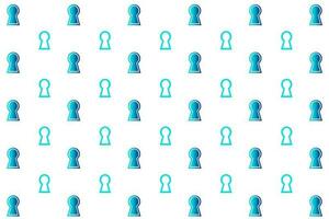 Abstract Keyhole Pattern Background vector