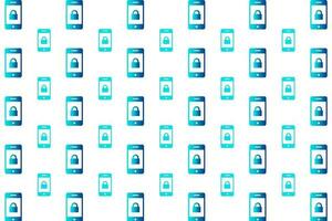 Abstract Mobile Lock Pattern Background vector