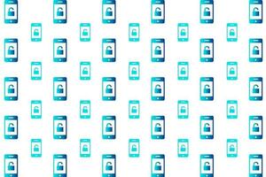 Abstract Mobile Unlock Pattern Background vector