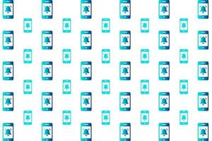 Abstract Mobile Notification Pattern Background vector