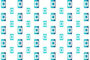 Abstract Mobile Notification Pattern Background vector