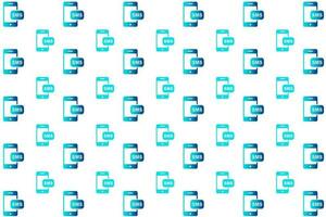 Abstract Mobile SMS Pattern Background vector