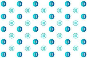 Abstract Pause Round Pattern Background vector