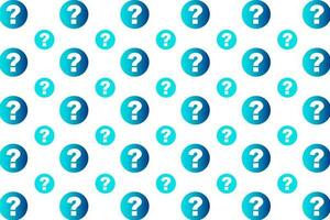 Abstract Question Mark Pattern Background vector