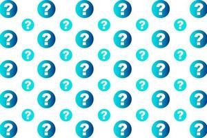 Abstract Question Mark Pattern Background vector