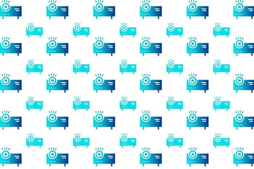 Abstract Projector Pattern Background vector