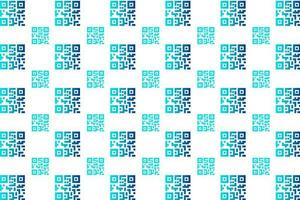 Abstract QR Code Pattern Background vector
