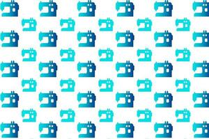 Abstract Sewing Machine Pattern Background vector