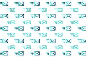 Abstract Sent Mail Pattern Background vector
