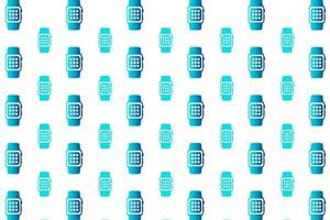 Abstract Smartwatch Pattern Background vector