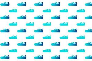 Abstract Sports Shoe Pattern Background vector