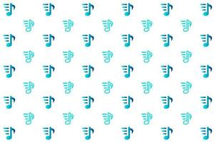 Abstract Song Pattern Background vector
