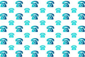Abstract Telephone Pattern Background vector