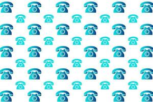 Abstract Telephone Pattern Background vector