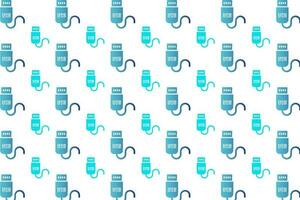 Abstract USB Flash Drive Pattern Background vector