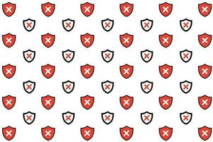 Abstract Unsafe Pattern Background vector