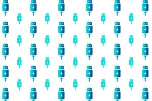 Abstract Usb Pattern Background vector