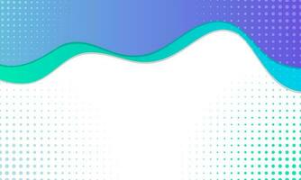 Abstract Vector Gradient Wavy Background With Dots