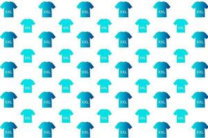 Abstract XXL Size Shirt Pattern Background vector