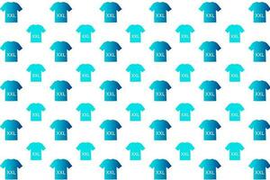 Abstract XXL Size Shirt Pattern Background vector