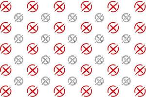Abstract Wrong Pattern Background vector