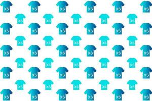 Abstract XS Size Shirt Pattern Background vector