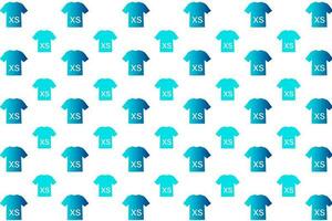 Abstract XS Size Shirt Pattern Background vector