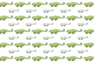 Flat Chameleon Reptile Pattern Background vector