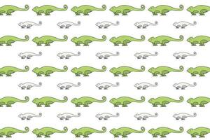 Flat Chameleon Reptile Pattern Background vector