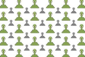 Flat Cobra Animal Pattern Background vector