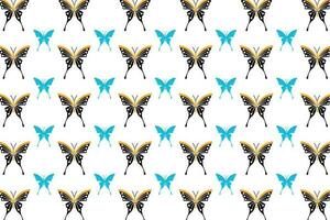 Flat Butterfly Animal Pattern Background vector