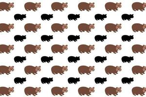 plano wombat animal modelo antecedentes vector