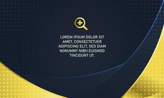 Modern Flat Gradient Golden Luxury Background vector