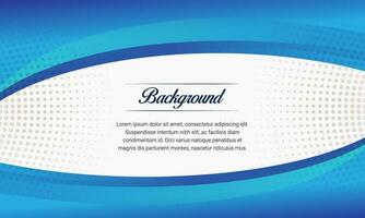 Modern Gradient Curved Blue Background vector