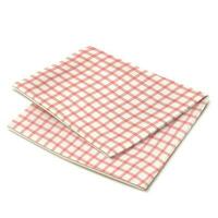 Grid tablecloth on white background in 3d illustration vector