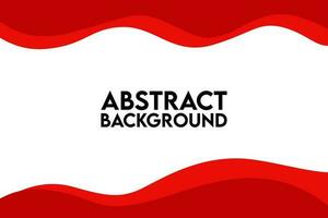 Red and white abstract background vector